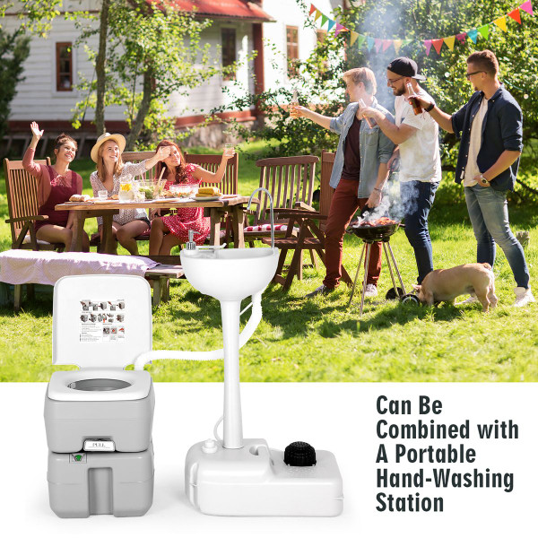 5.3 Gallon Outdoor Portable Travel Toilet  product image