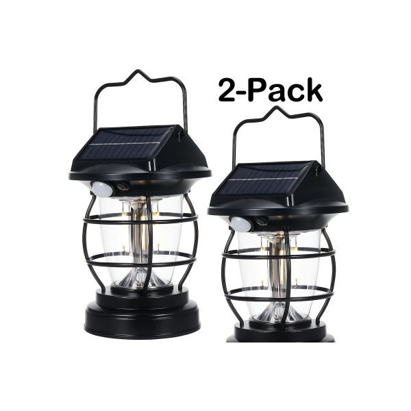 Seamless Outdoors Solar-Powered Lantern (2-Pack) product image