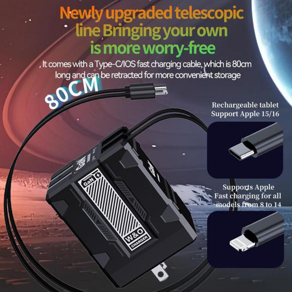 Pursuit 2025 GaN Multi-wire Charging Plug product image