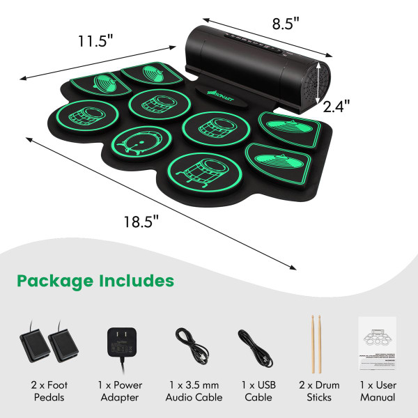 9 Pad Electronic Drum Set  product image