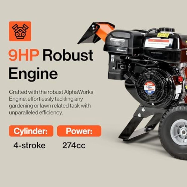 SuperHandy 4-Inch Wood Chipper Shredder product image