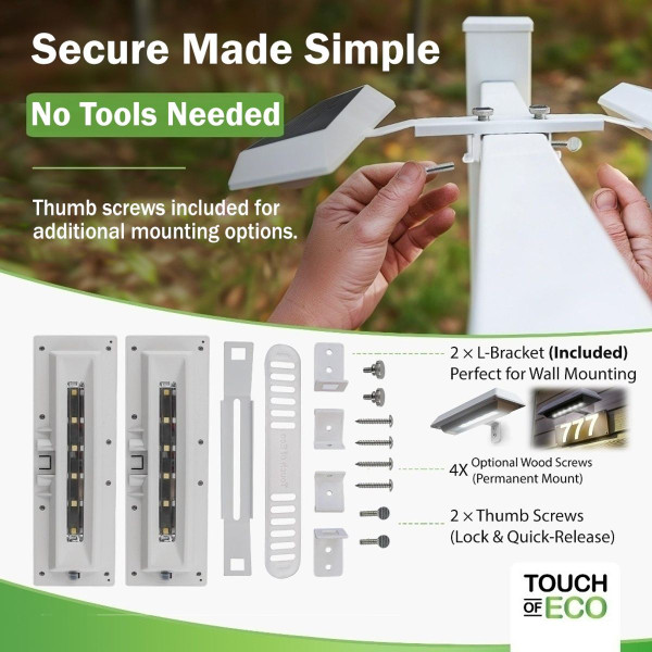 Liteagent Pro Solar LED Post Lights (Set of 2) product image