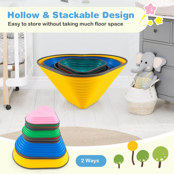 11-Piece Kids Stackable Stepping Stones  product image