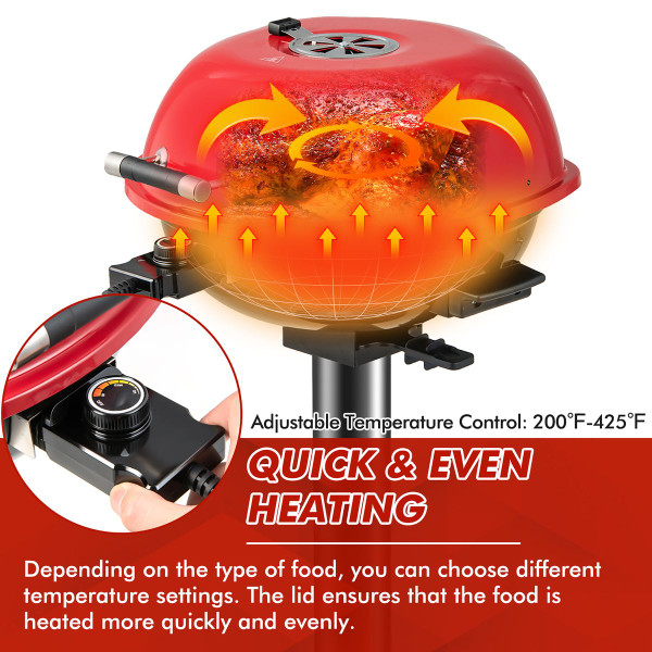 Portable 1600W Electric BBQ Grill product image