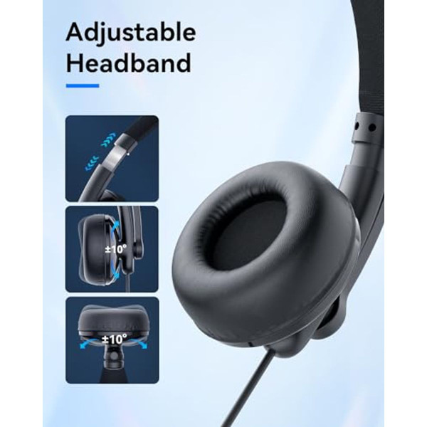 Emeet Wired On-Ear Computer Headset product image