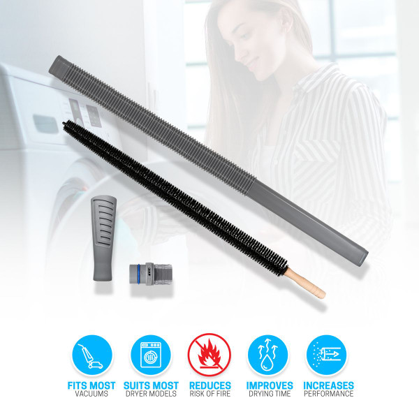 Universal Vacuum Dryer Vent Cleaning Kit product image