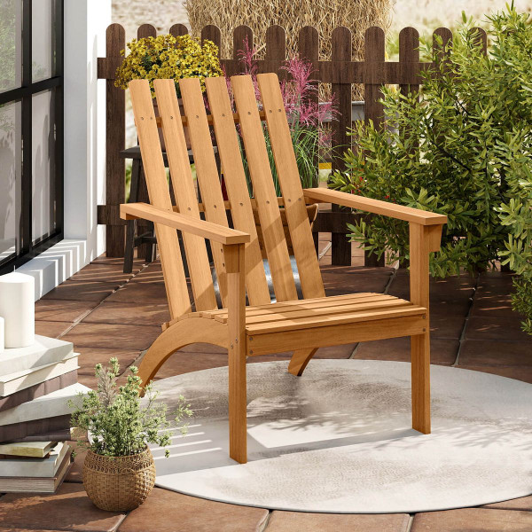 Patio Adirondack Chair with 100° Reclined Backrest product image