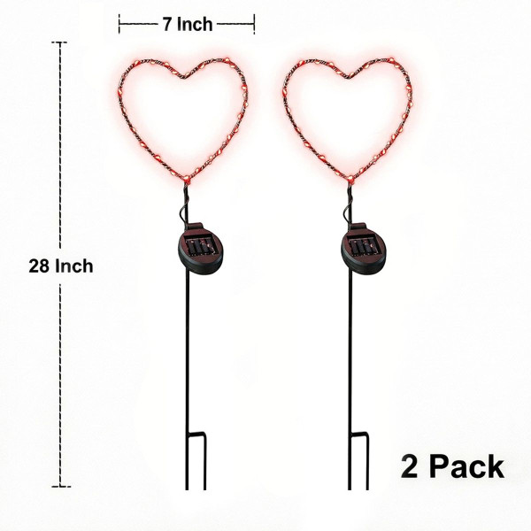 Solar Powered LED Garden Stake Light (Set of 2) product image