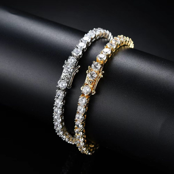 18K Gold Plated Classic Tennis Bracelet  product image