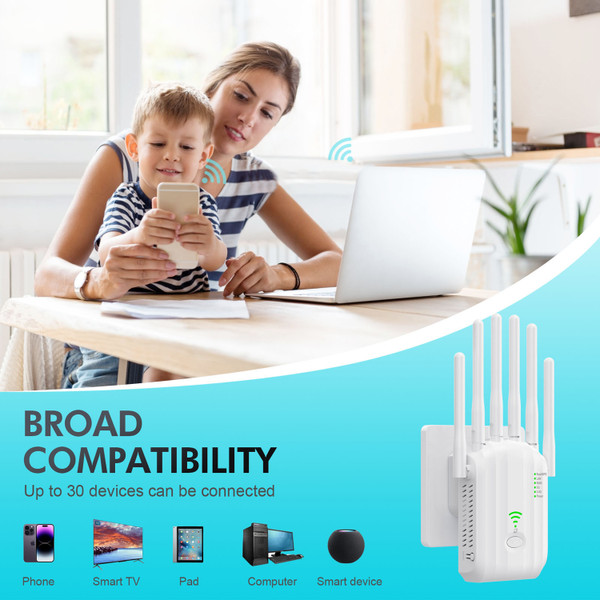1200Mbps Wi-Fi Extender Signal Booster & Repeater product image