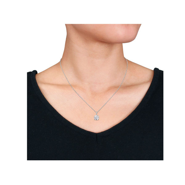 1.85 Carat (ctw) Lab-Created Moissanite Solitaire Necklace  product image