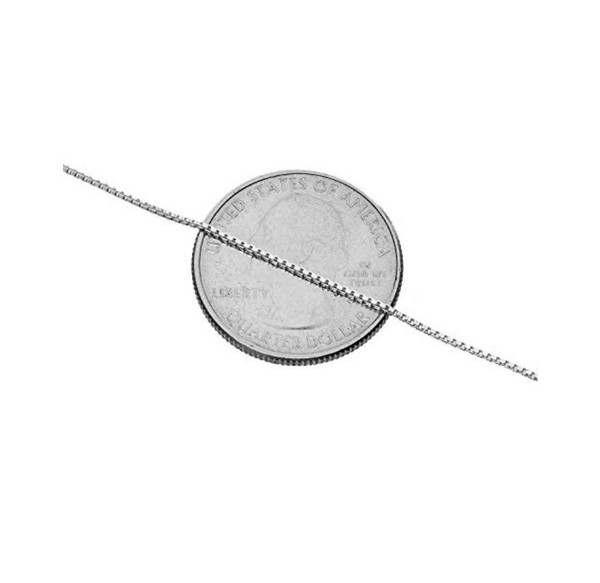 Sterling Silver Box Chain - Choose 16" - 22" Lengths product image