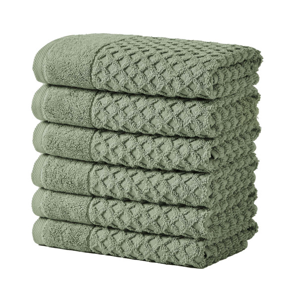 Waffle Diamond Bath Towels (2, 4, or 6-Pack) product image