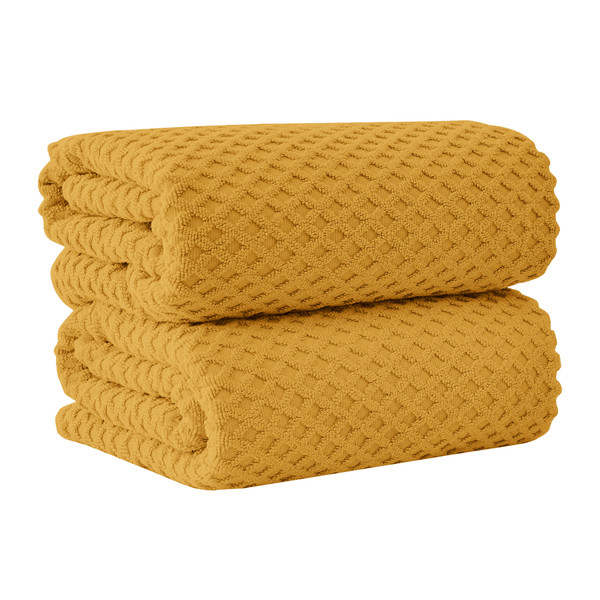 Waffle Diamond Bath Towels (2, 4, or 6-Pack) product image