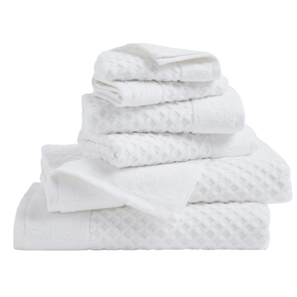 Waffle Diamond Bath Towels (2, 4, or 6-Pack) product image