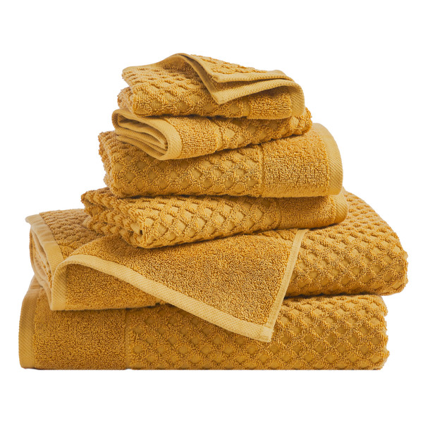 Waffle Diamond Bath Towels (2, 4, or 6-Pack) product image