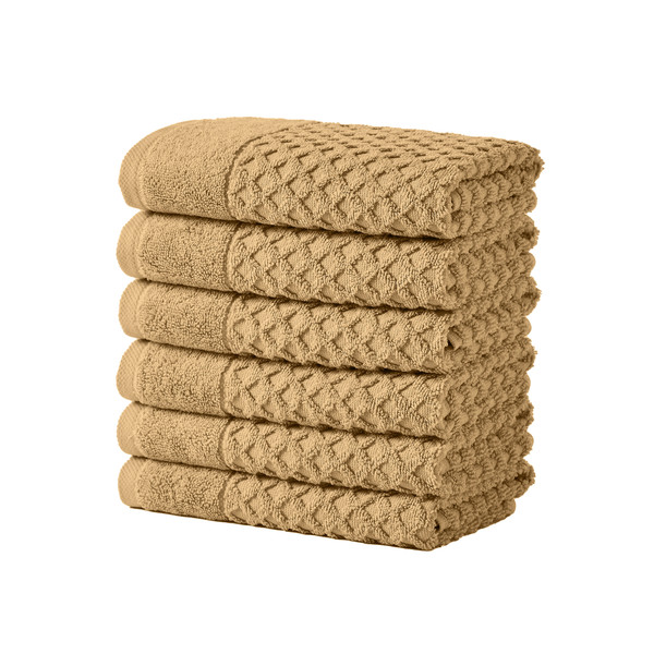 Waffle Diamond Bath Towels (2, 4, or 6-Pack) product image