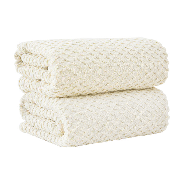 Waffle Diamond Bath Towels (2, 4, or 6-Pack) product image