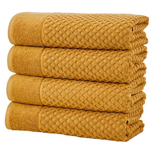 Waffle Diamond Bath Towels (2, 4, or 6-Pack) product image