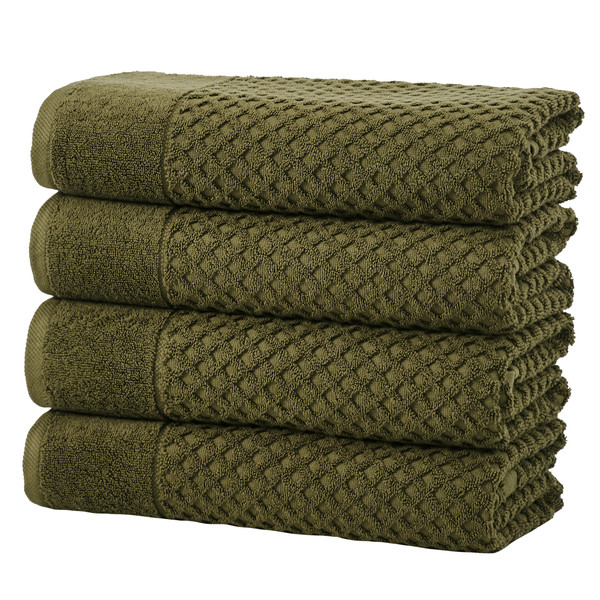 Waffle Diamond Bath Towels (2, 4, or 6-Pack) product image