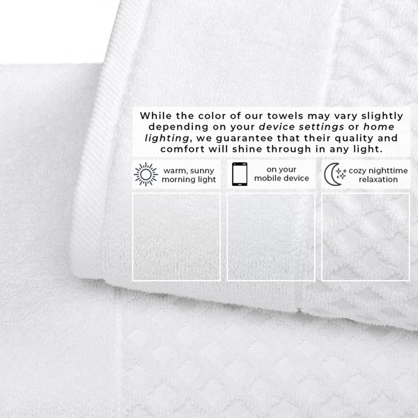 Waffle Diamond Bath Towels (2, 4, or 6-Pack) product image