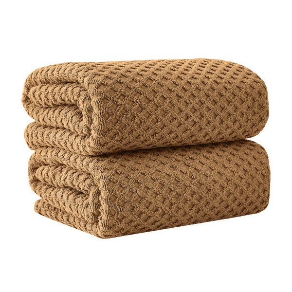Waffle Diamond Bath Towels (2, 4, or 6-Pack) product image