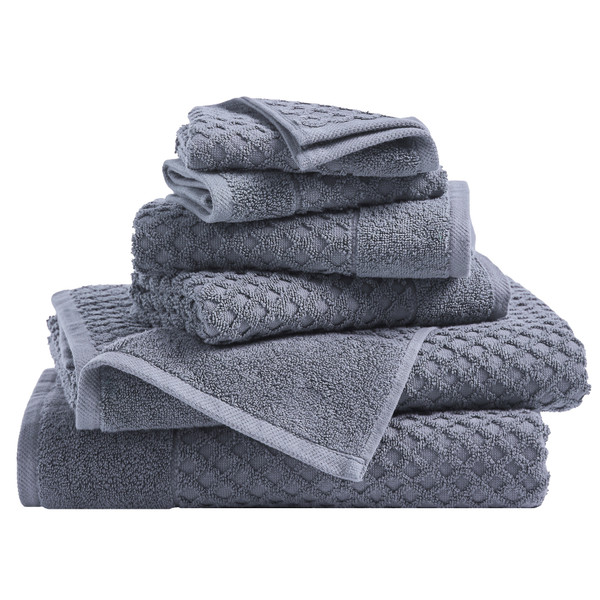 Waffle Diamond Bath Towels (2, 4, or 6-Pack) product image