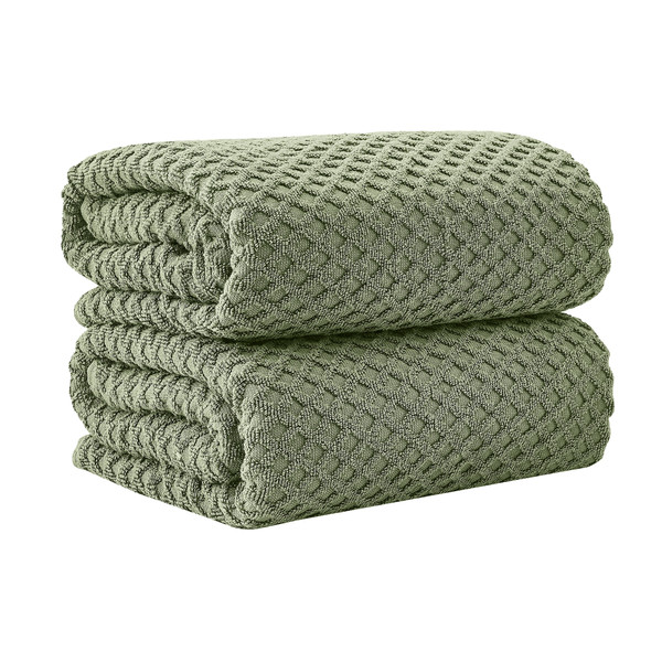 Waffle Diamond Bath Towels (2, 4, or 6-Pack) product image