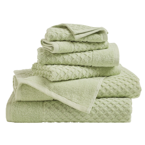 Waffle Diamond Bath Towels (2, 4, or 6-Pack) product image