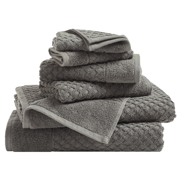 Waffle Diamond Bath Towels (2, 4, or 6-Pack) product image