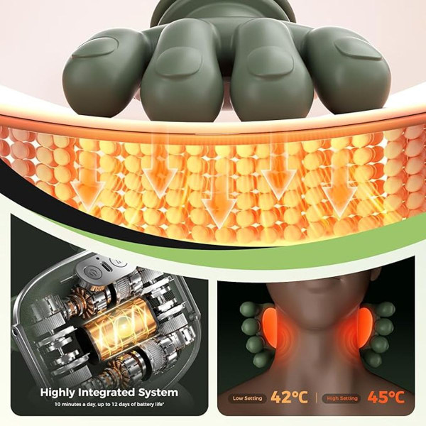 Cordless Heated Neck Massager product image