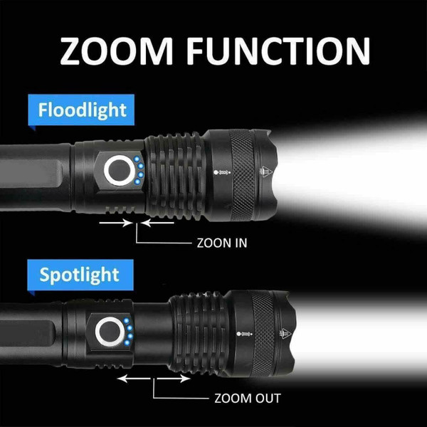 5-Mode USB Rechargeable LED Flashlight product image