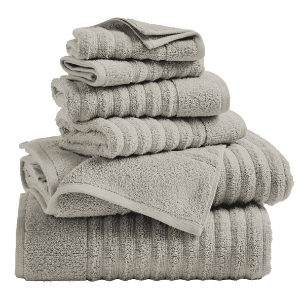 Ribbed Cotton Bath Towels (2, 4 or 6- Pack) product image