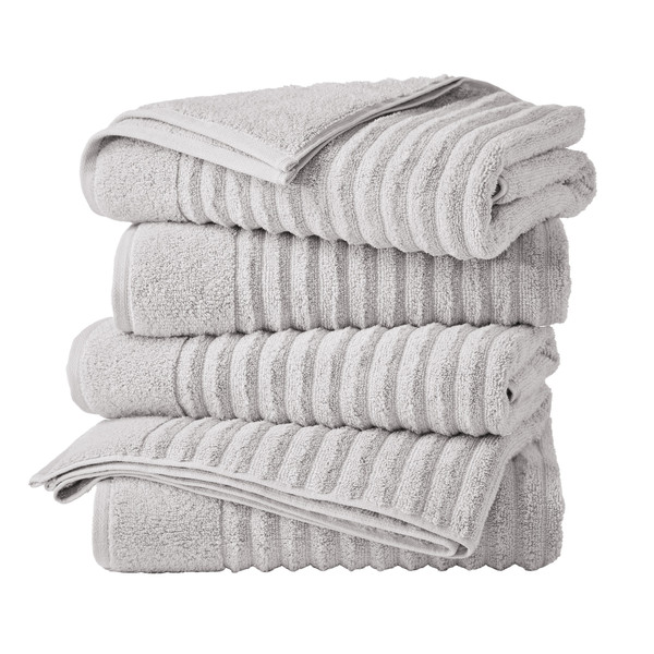 Ribbed Cotton Bath Towels (2, 4 or 6- Pack) product image