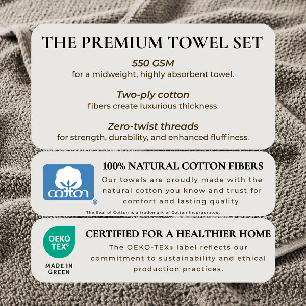 Loop Textured Bath Towels (2, 4, 6, or 12-Pack) product image
