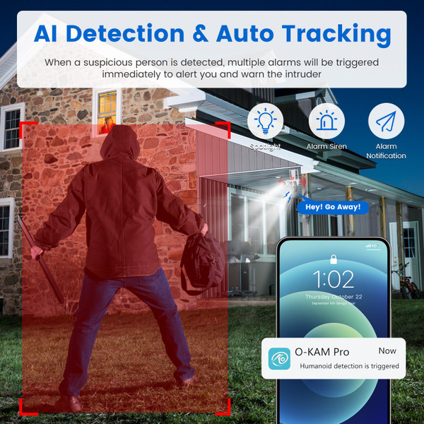 1080P 4‑Lens Wi-Fi Security Camera product image