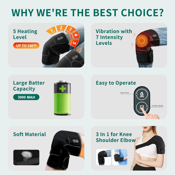  Snailax Knee Heating Pad product image