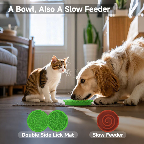 5 in 1 Burger Pet Bowl Set product image