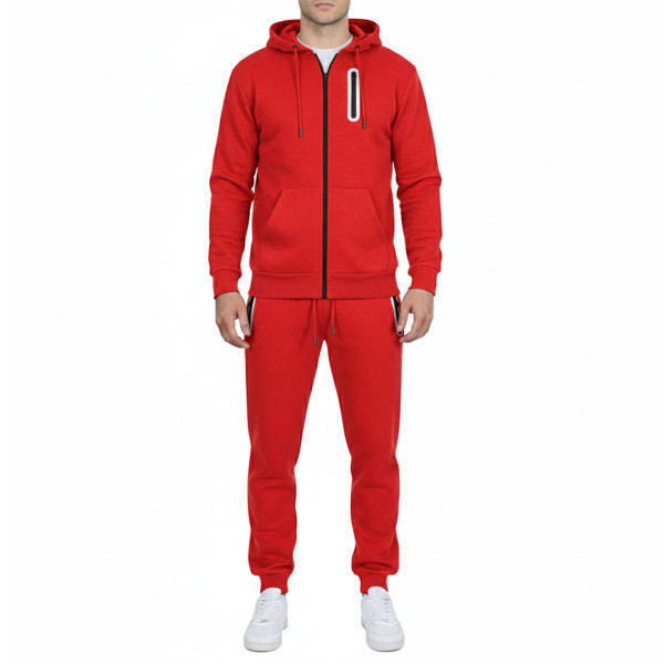 Men’s Fleece-Lined Full-Zip Hoodie & Jogger Set product image