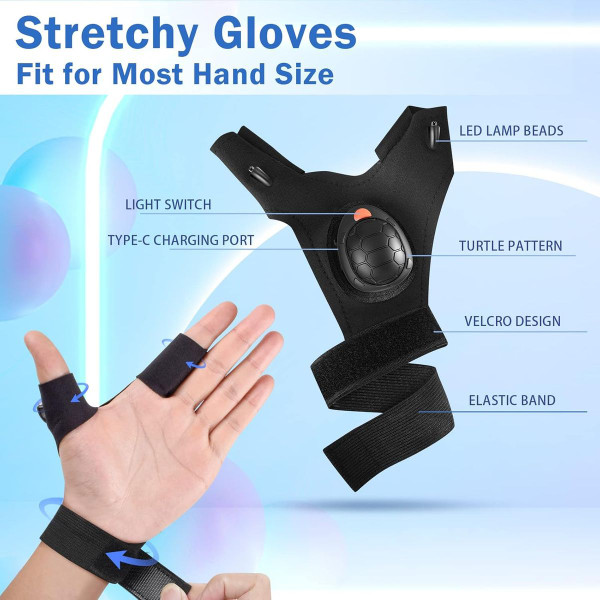 Rechargeable Flashlight Gloves product image