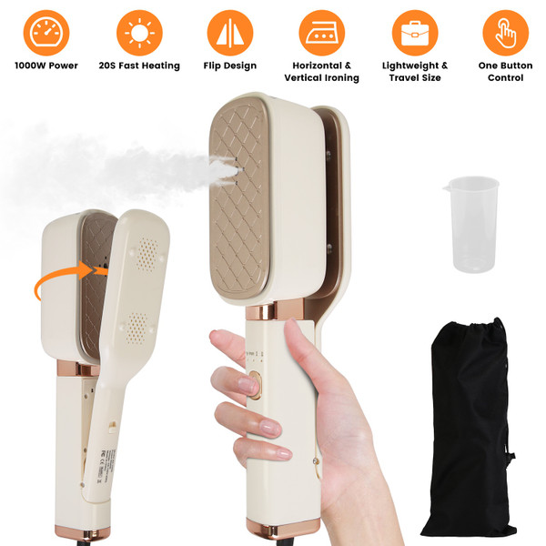 3-in-1 Iron Steam Press Travel Steamer product image