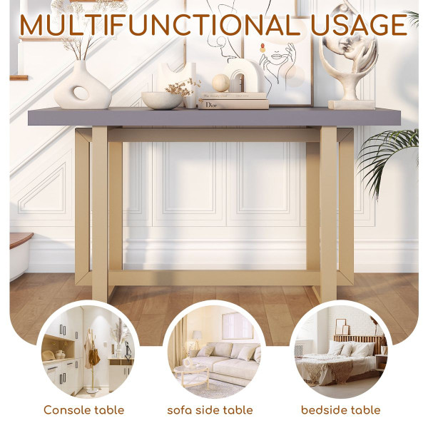 59” Heavy-Duty Modern Console Table product image