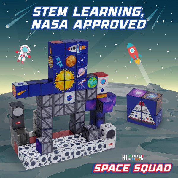 USA Toyz Blocchi Magnetic Building Blocks (84 Pieces) product image