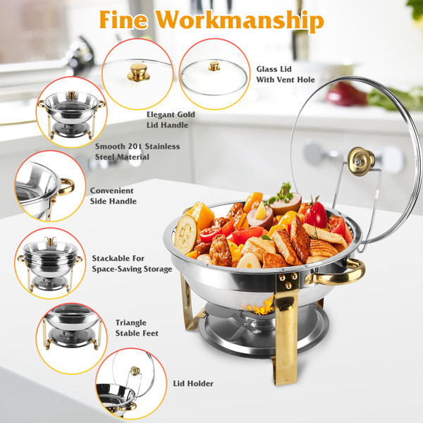 Chafing Dish Buffet Set (4-Pieces) product image