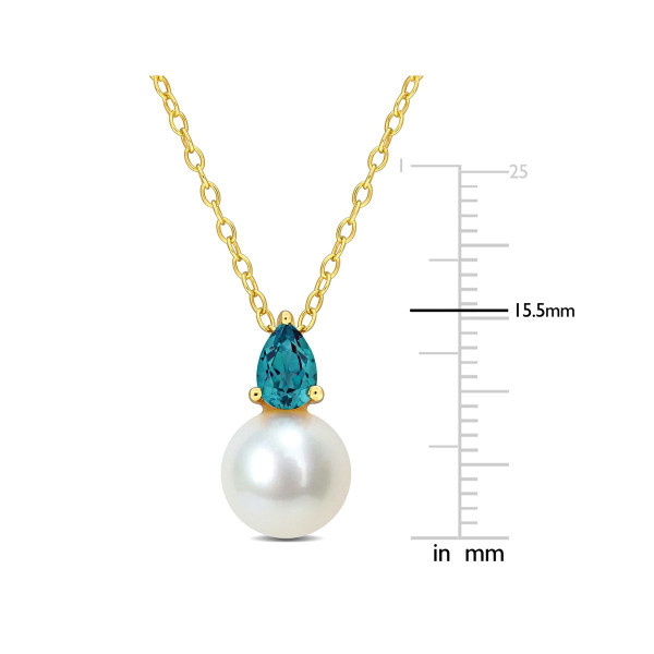 8.5-9mm Freshwater Drop Pearl Pendant Necklace product image