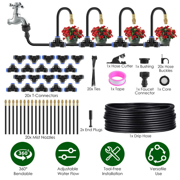 360° Bendable Drip Irrigation System product image