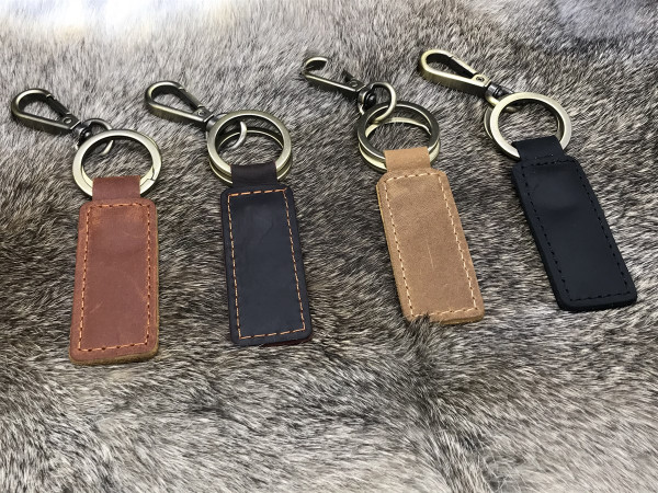 Personalized Leather Keychain product image