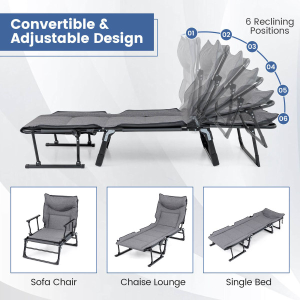 Folding Camping Cot with Mattress product image