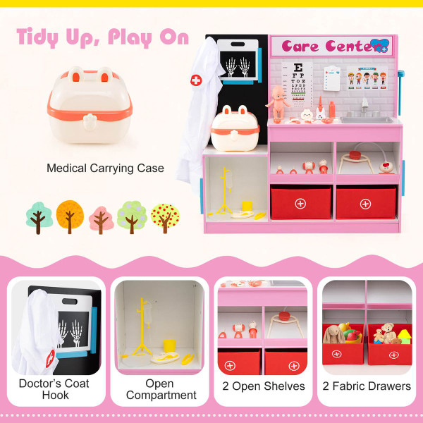 Interactive Medical Playset with Carrying Case and Accessories product image