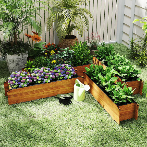 Wooden Raised Garden Bed with Drainage Holes product image